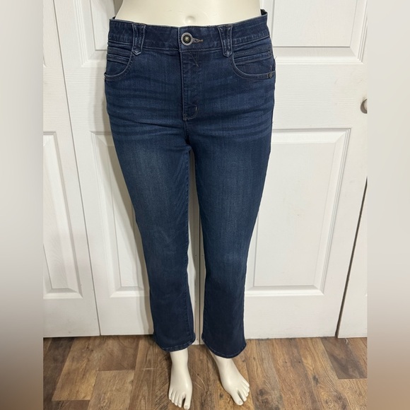 Democracy Ab Solution Dark Blue Women's Boot Cut Jeans - Picture 8 of 13